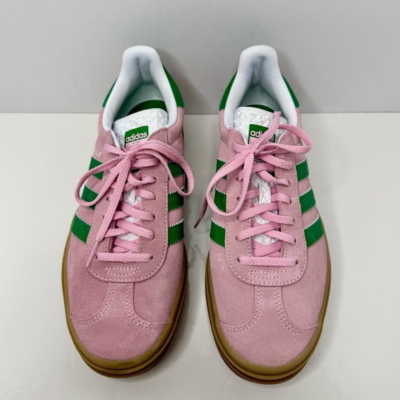 Adidas ‘Gazelle Bold’ Suede Platform Sneakers - Picture 6 of 11